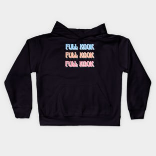 full kook (outer banks, obx) repeating Kids Hoodie